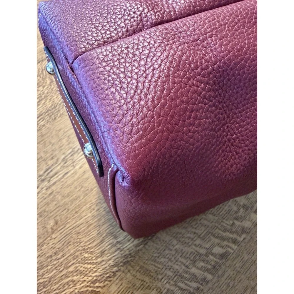 Dooney & Bourke Pebble Grain Paige Sac Shoulder Bag Wine Bordeaux‎ NWOT